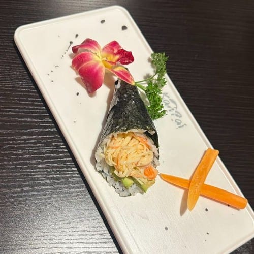 Spicy Crabmeat Handroll🌶.