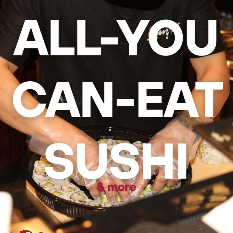 Lunch All You Can Eat  Monday-Thursday 11Am-3Pm