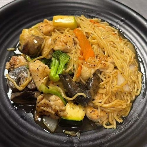 Chicken Soba Noodles.