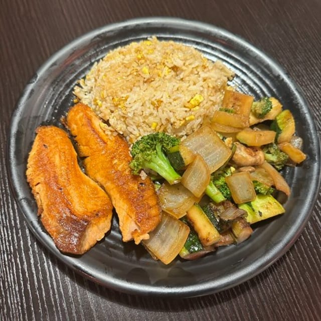 Salmon Teriyaki.