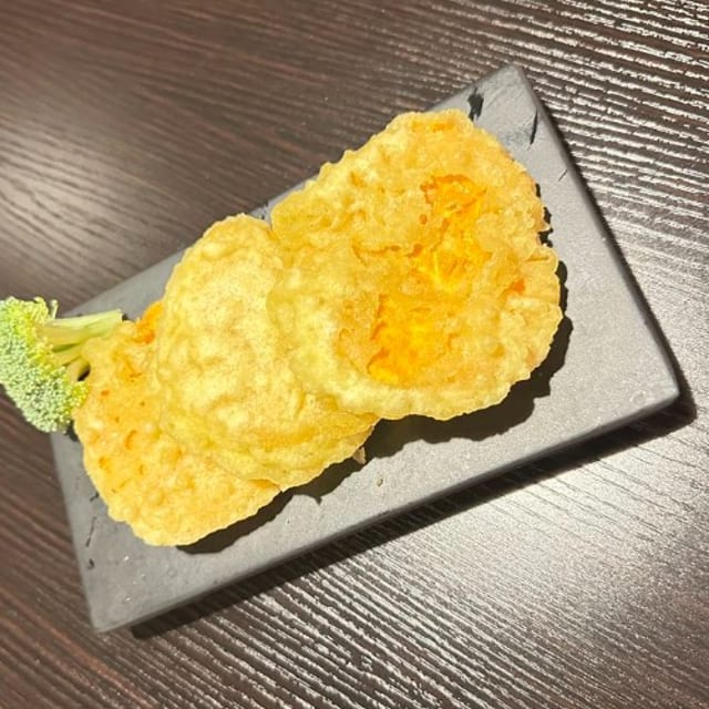Sweet Potato Tempura.