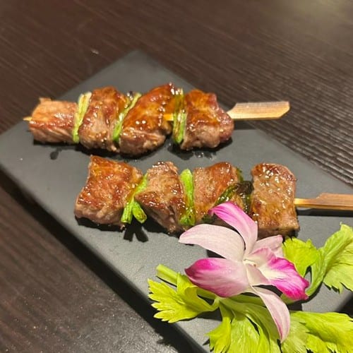Beef Yakitori.