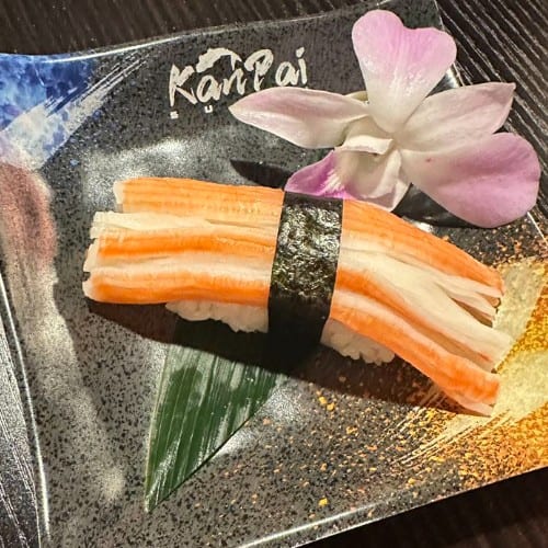 Crab Stick Nigiri.