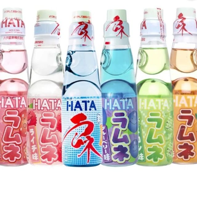 Ramune Drink (Japanese Soda).